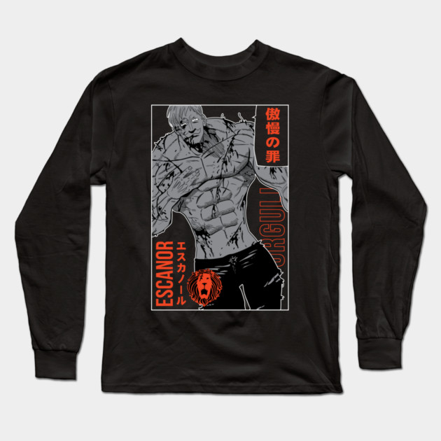 Escanor Lion's Sin of Pride - Nanatsu no Taizai Long Sleeve T-Shirt by Otaku Vibes