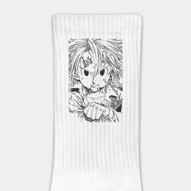 Meliodas - Nanatsu no Taizai Black and White Art by Otaku Vibes