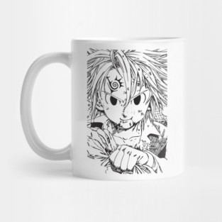 Meliodas - Nanatsu no Taizai Black and White Art Mug