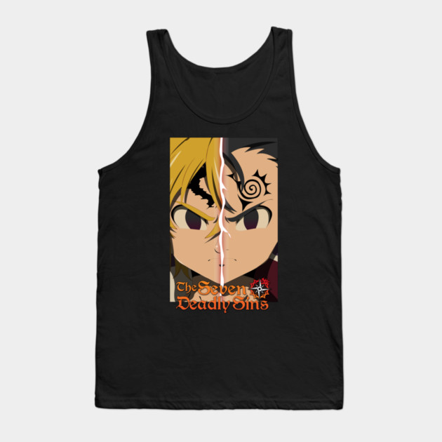 Meliodas vs Zeldris - Nanatsu no Taizai Tank Top by Otaku Vibes