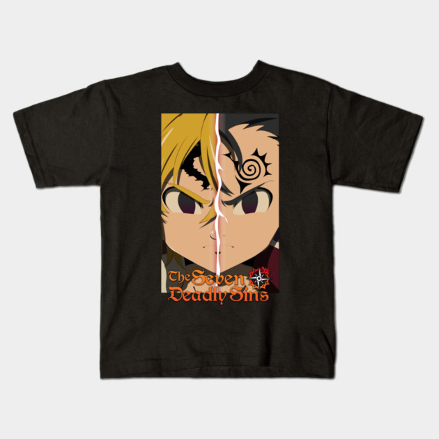 Meliodas vs Zeldris - Nanatsu no Taizai Kids T-Shirt by Otaku Vibes