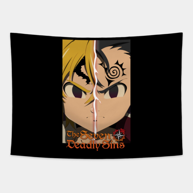 Meliodas vs Zeldris - Nanatsu no Taizai Tapestry by Otaku Vibes