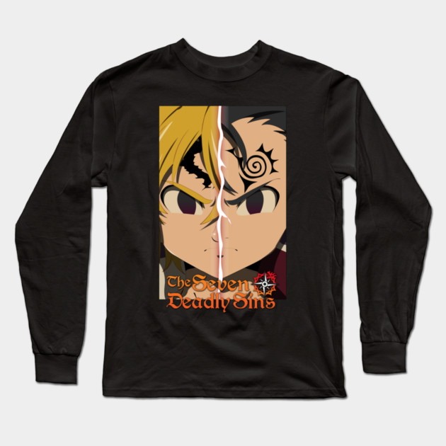 Meliodas vs Zeldris - Nanatsu no Taizai Long Sleeve T-Shirt by Otaku Vibes