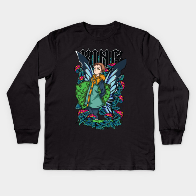 King | Nanatsu no Taizai Kids Long Sleeve T-Shirt by Otaku Vibes