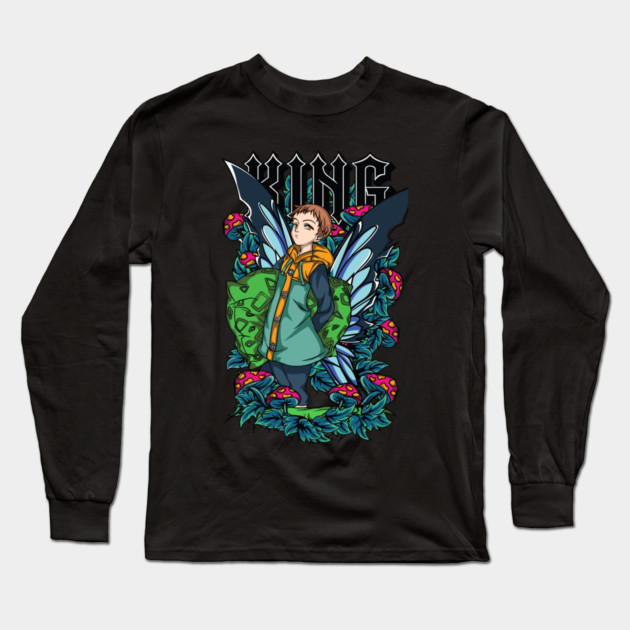 King | Nanatsu no Taizai Long Sleeve T-Shirt by Otaku Vibes