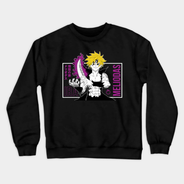 Seven Deadly Sins Meliodas Demon Mark Active Crewneck Sweatshirt by Otaku Vibes