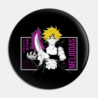 Seven Deadly Sins Meliodas Demon Mark Active Pin