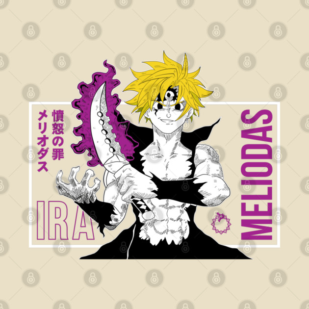 Seven Deadly Sins Meliodas Demon Mark Active by Otaku Vibes