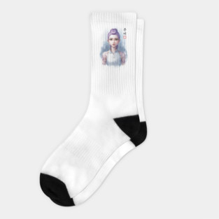 Huntrix Rumi SumiE color Kpop Socks