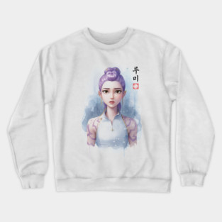 Huntrix Rumi SumiE color Kpop Crewneck Sweatshirt