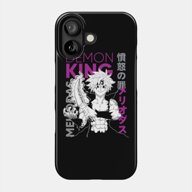 Seven Deadly Sins Meliodas Demon Power Phone Case by Otaku Vibes