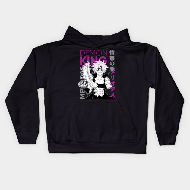 Seven Deadly Sins Meliodas Demon Power Kids Hoodie by Otaku Vibes
