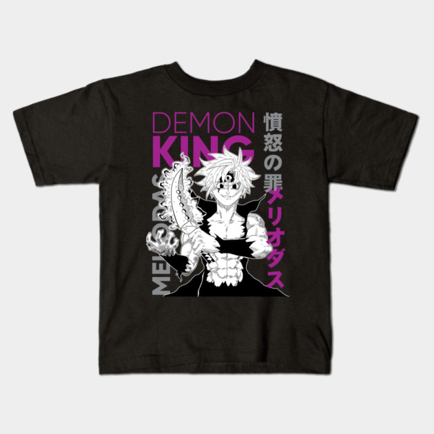 Seven Deadly Sins Meliodas Demon Power Kids T-Shirt by Otaku Vibes