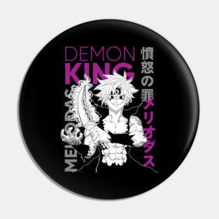 Seven Deadly Sins Meliodas Demon Power Pin
