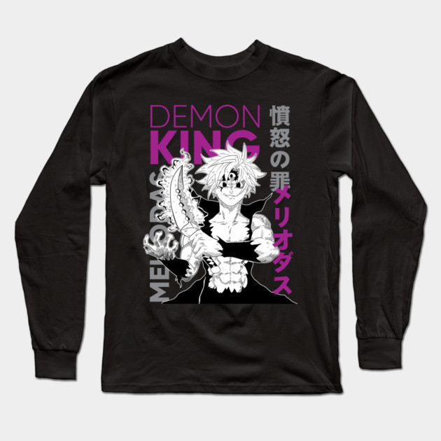 Seven Deadly Sins Meliodas Demon Power Long Sleeve T-Shirt by Otaku Vibes