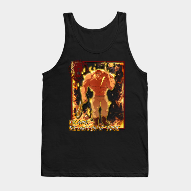 Escanor Lion's Sin of Pride - Seven Deadly Sins Tank Top by Otaku Vibes