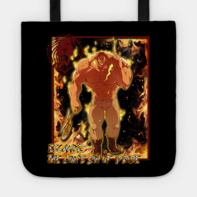 Escanor Lion's Sin of Pride - Seven Deadly Sins Tote by Otaku Vibes
