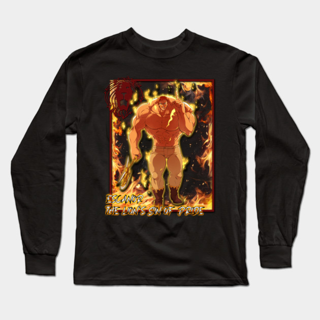 Escanor Lion's Sin of Pride - Seven Deadly Sins Long Sleeve T-Shirt by Otaku Vibes