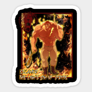Escanor Lion's Sin of Pride - Seven Deadly Sins Sticker