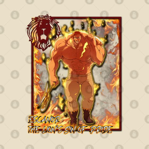 Escanor Lion's Sin of Pride - Seven Deadly Sins by Otaku Vibes