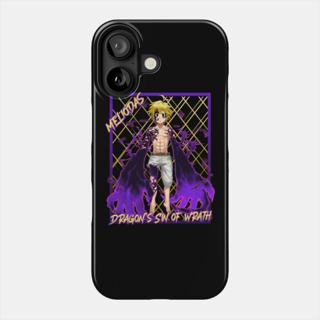 Seven Deadly Sins Meliodas Dark Flame Phone Case by Otaku Vibes