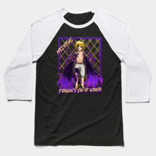 Seven Deadly Sins Meliodas Dark Flame Baseball T-Shirt