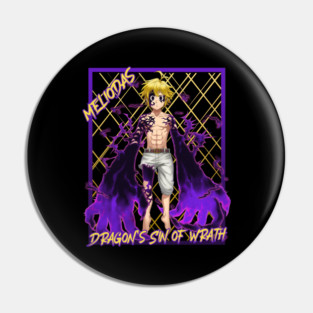 Seven Deadly Sins Meliodas Dark Flame Pin