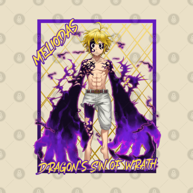 Seven Deadly Sins Meliodas Dark Flame by Otaku Vibes