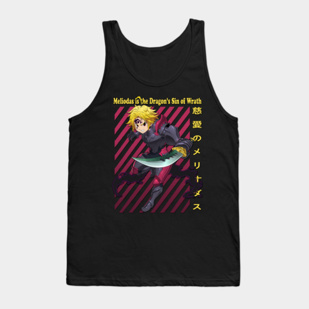 Seven Deadly Sins - Meliodas Anime Tank Top by Otaku Vibes