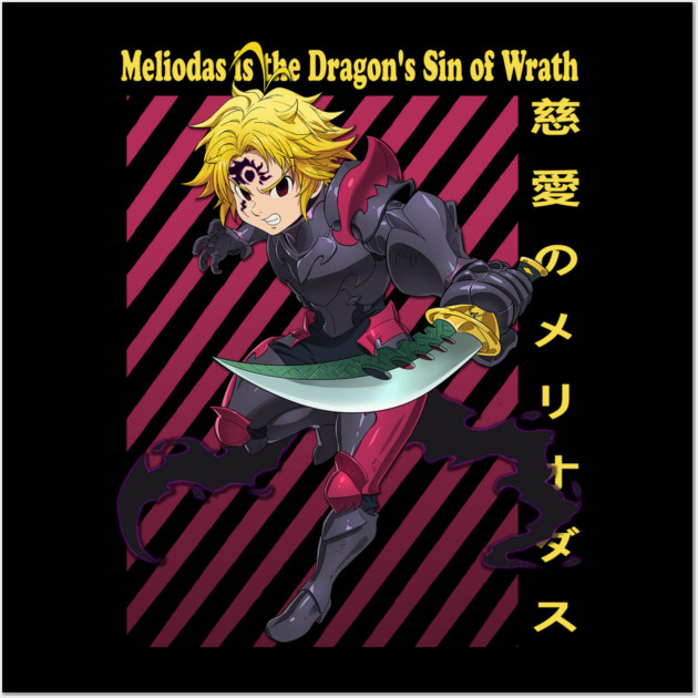 Seven Deadly Sins - Meliodas Anime Wall Art by Otaku Vibes