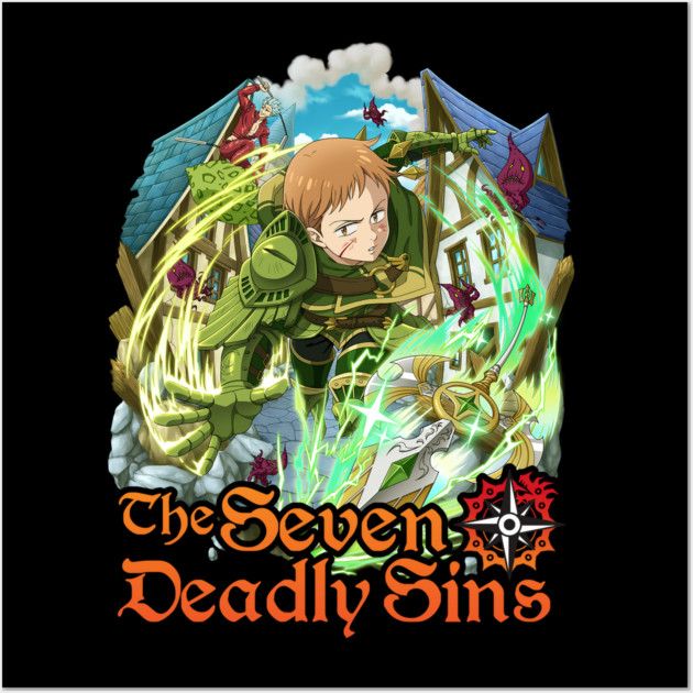 King - Seven Deadly Sins Wall Art by Otaku Vibes