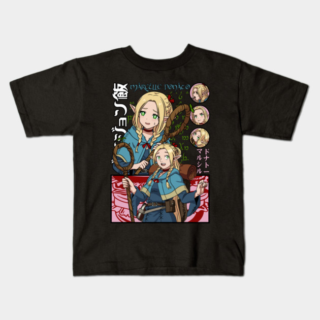 Delicious in Dungeon Marcille’s Magic Bite Kids T-Shirt by Otaku Vibes