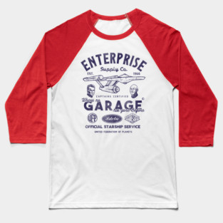 Enterprise Garage V.2 Baseball T-Shirt