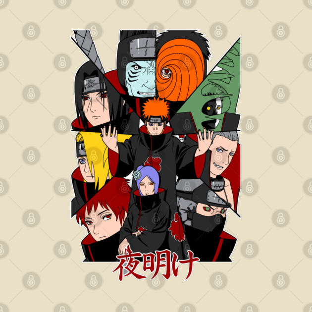 Akatsuki Full Group - Naruto by Otaku Vibes