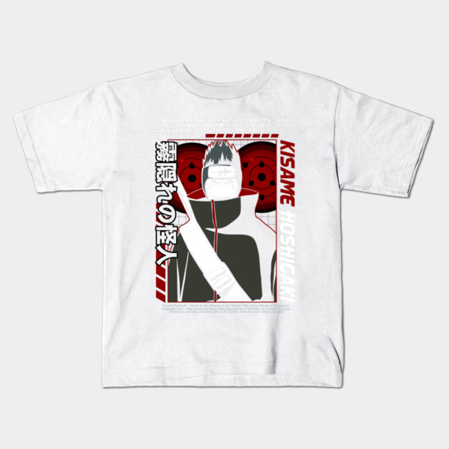 Naruto Akatsuki Kisame and Samehada Art Kids T-Shirt by Otaku Vibes
