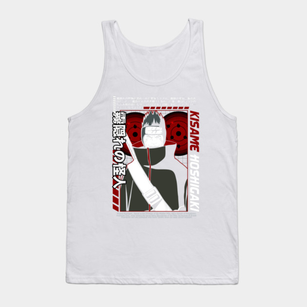 Naruto Akatsuki Kisame and Samehada Art Tank Top by Otaku Vibes