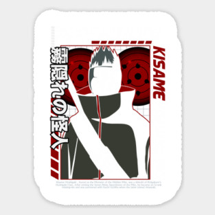 Naruto Akatsuki Kisame and Samehada Art Sticker