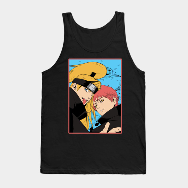 Deidara and Sasori - Naruto Anime Tank Top by Otaku Vibes