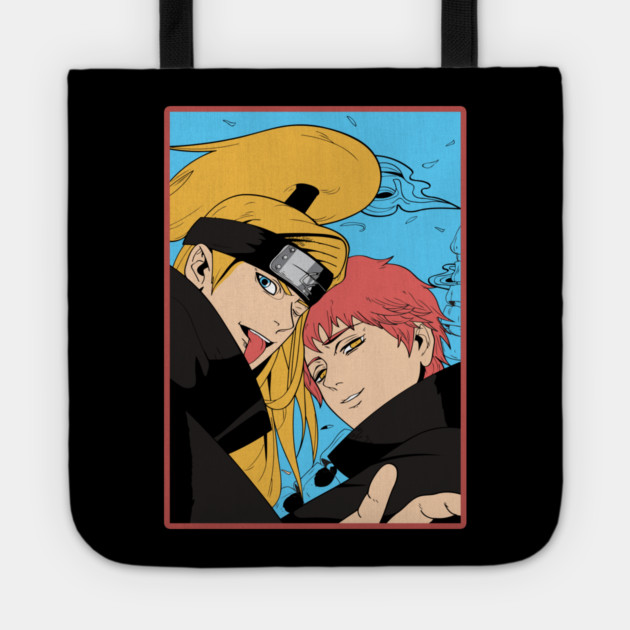 Deidara and Sasori - Naruto Anime Tote by Otaku Vibes