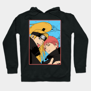 Deidara and Sasori - Naruto Anime Hoodie