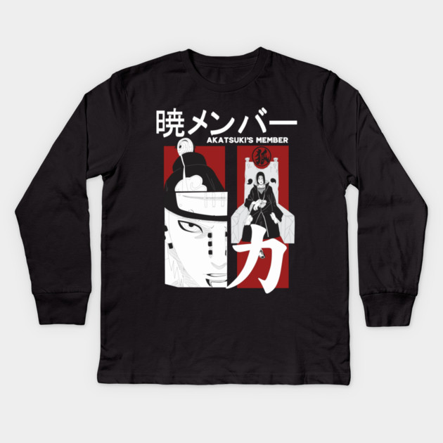 Itachi, Obito and Pain - Naruto Anime Kids Long Sleeve T-Shirt by Otaku Vibes
