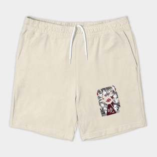 Akatsuki Full Group Black and White - Naruto Shorts