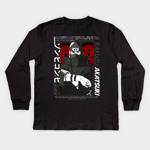 Kakuzu From the Akatsuki - Naruto Anime Kids Long Sleeve T-Shirt by Otaku Vibes