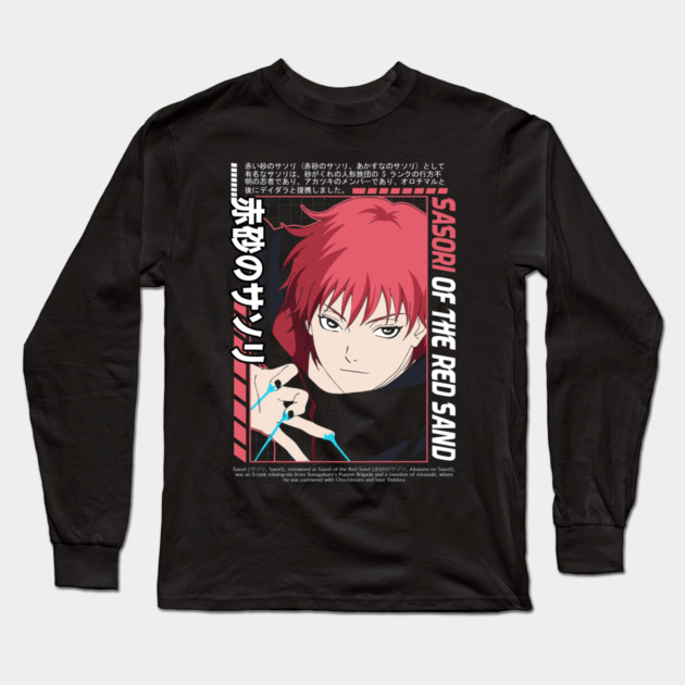 Sasori From the Akatsuki - Naruto Anime Long Sleeve T-Shirt by Otaku Vibes