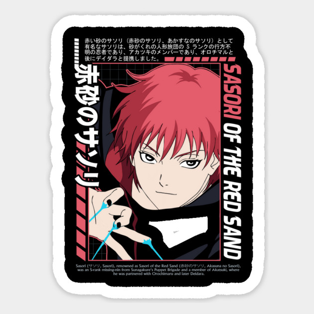 Sasori From the Akatsuki - Naruto Anime Magnet by Otaku Vibes