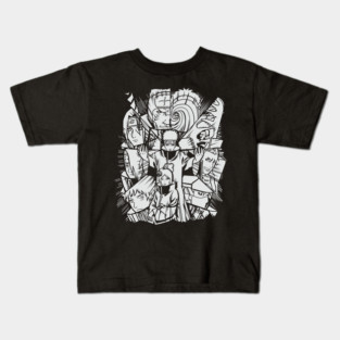 Akatsuki Black and White - Naruto Kids T-Shirt
