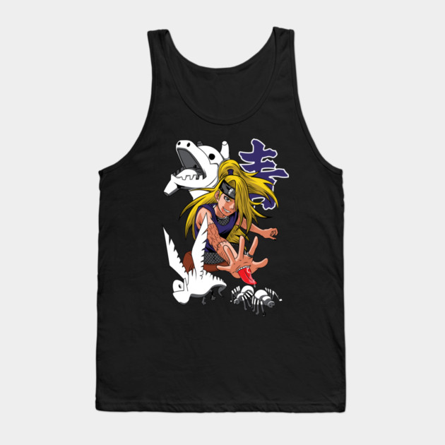 Deidara From the Akatsuki - Naruto Anime Tank Top by Otaku Vibes