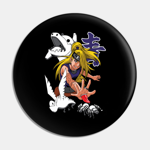 Deidara From the Akatsuki - Naruto Anime Pin by Otaku Vibes