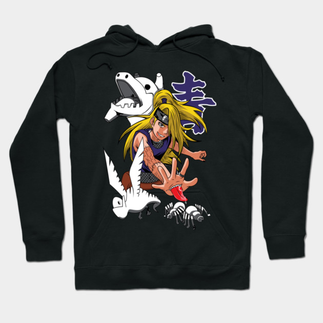 Deidara From the Akatsuki - Naruto Anime Hoodie by Otaku Vibes