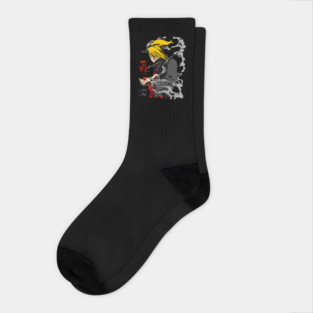 Deidara Cool Art - Naruto Anime Socks